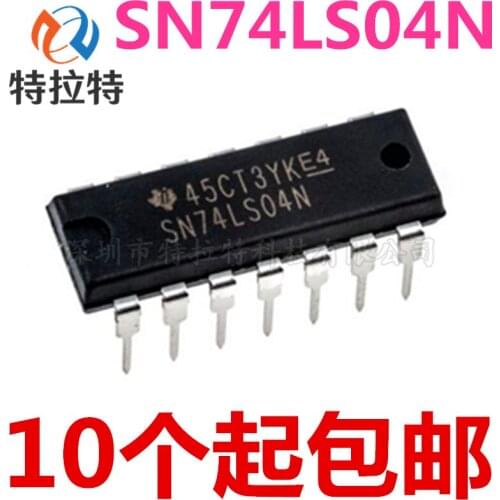 10pcs/lot SN74LS04N DIP14 SN74LS04 DIP 74LS04N 74LS04 DIP-14 HD74LS04P new and original IC