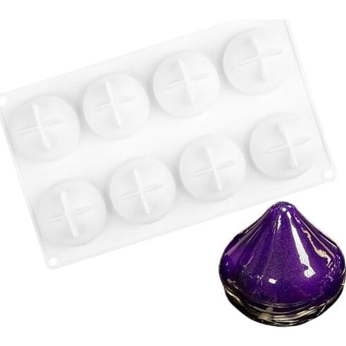 8 Cavity 3d Water Drop Round Silicone Cake Mold for Kitchen Chocolate Mousse Bread Dessert Pastry Bakeware Pan Decorating Tools