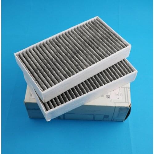 2Pcs Carbon Cabin Air Filter For Mercedes-Benz W251 R280 R320 R350 R500 R63 W164 ML280 ML500 ML320 X164 GL 320 GL420 GL450 GL500