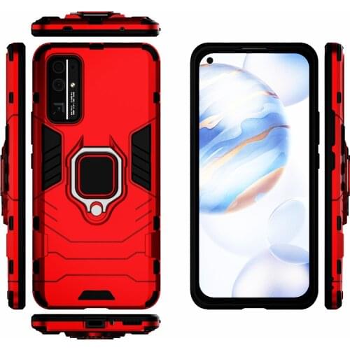 Phone Holder Ring Case For Huawei Honor 30 BMH-AN10 Magnetic Armor Cover For Huawei Honor30 Pro EBG-AN00 30S 30 Plus EBG-AN10 5G