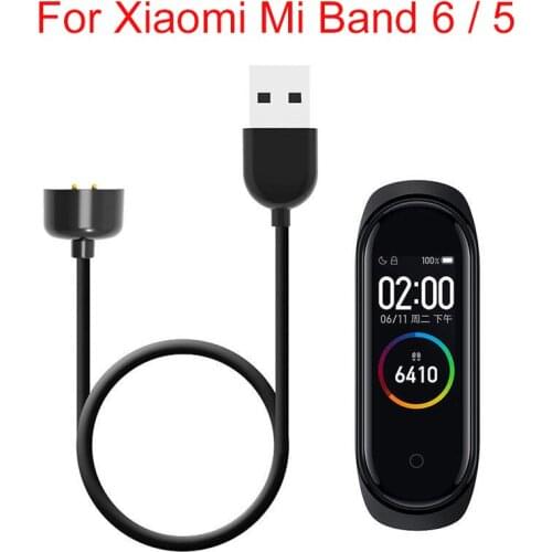 For Xiaomi Mi Band 5 6 Miband 5 6 USB Charger Adapter Smart Wristband Bracelet Mi Band 5 USB Charging Magnetic Charger Cable Hot