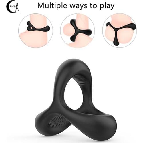 Penis Cock Ring On for Men Delay Ejaculation Erection Sex Shop Toys for Couple Sextoy Penisring Man Dick Enlarger Rings Sex Shop