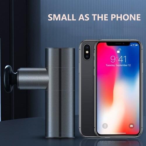 Mini Electric Massage Gun Deep Muscle Fascial Body Massager Gun Tissue Percussion Small Fitness Equipment Acid Relief Pain Relax