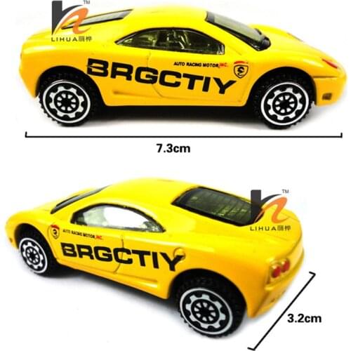 MINI slide alloy toy car model 1:64 Sports car gift for children kids boys girls birthday 2 styles 2 colors