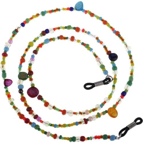 Acrylic Beads Beaded Eyeglass Chain Sunglass Holder Keeper Lanyard Necklace for Eye Glasses Reading Gasses Sunglasses