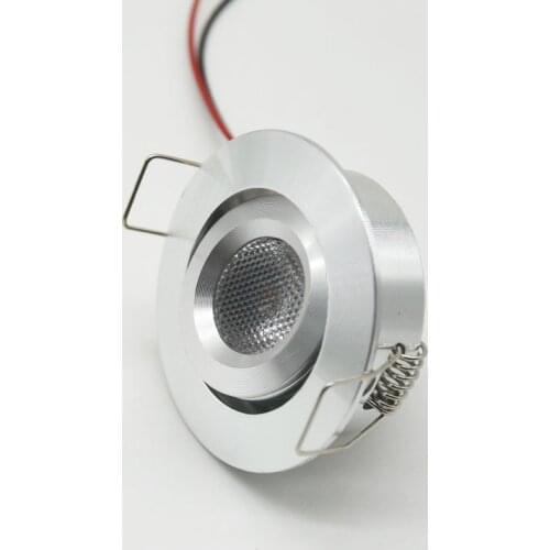Adjustable Angle LED Spotlight Mini Downlight 3W CREE Jewelry Interior Lighting Shop Decoration Bedroom Ceiling Built-in DC12V