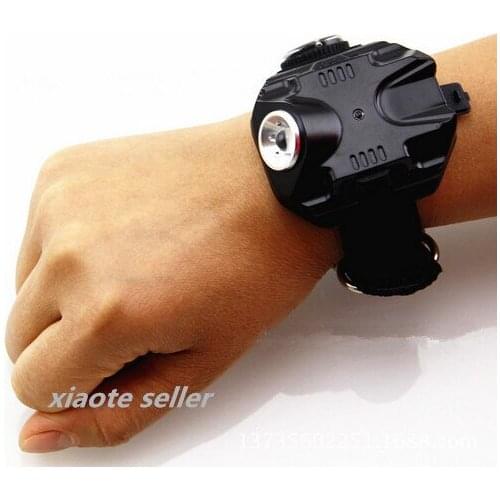 Charging glare Watch Lights Wrist lights Night riding bike lights Watch Torch flashlight Portable Wearing Cycling wrist lights