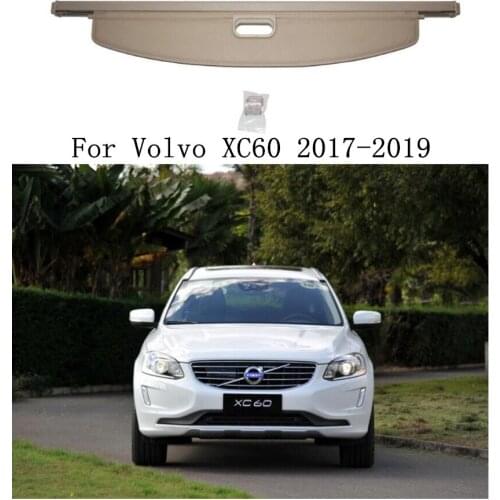 Car Rear Trunk Cargo Cover Security Shield For Volvo XC60 2017 2018 2019