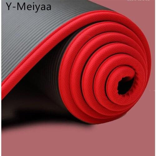 10mm Thickened Non-slip 183cm*61cm Yoga Mat Fitness Exercise Gym Mats Sports Cushion Gymnastic Pilates Pads With Bandage 20