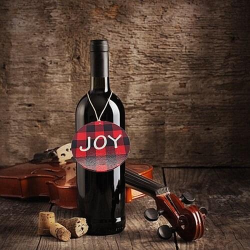 10 PCS Valentines Day Creative Blessing CircularTag With Hemp Rope