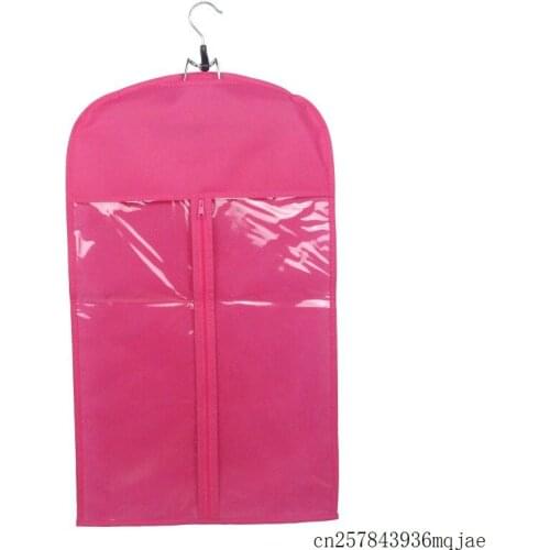 100Sets Hair Extension Packaging Suit White Zipper Bag and Hanger for Packing Hair Extension Pink Black