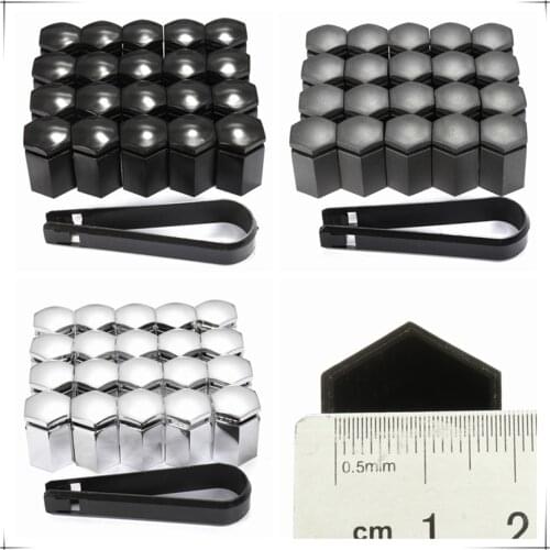 20pcs/set 17mm 17x30mm Wheel Nut Cover Bolt Cap Protector For Vauxhall/Opel Romove Tool Key