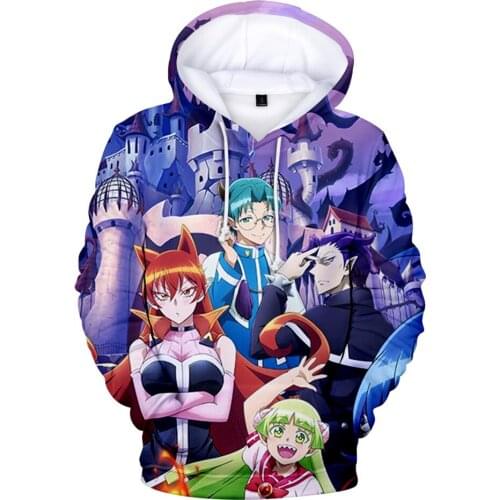 2021 3D Print Welcome to Demon-School Hoodies Sweatshirt Hip Hop Streetshirt Hooded Sweatshirt Men/Women New Simple Clothes