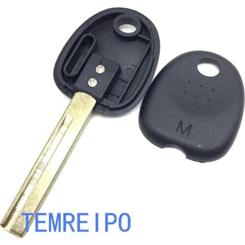 5pcs/lot Replacement Transponder key Shell case for Hyundai cover car blank shell Fob uncut blade