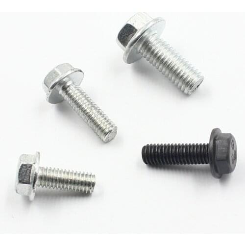 5x Car Metal 10mm 12mm Hex Bolts Metric Thread Retainer Auto Screw Fender Body Fastener Rivet 6mm 8mm Hole
