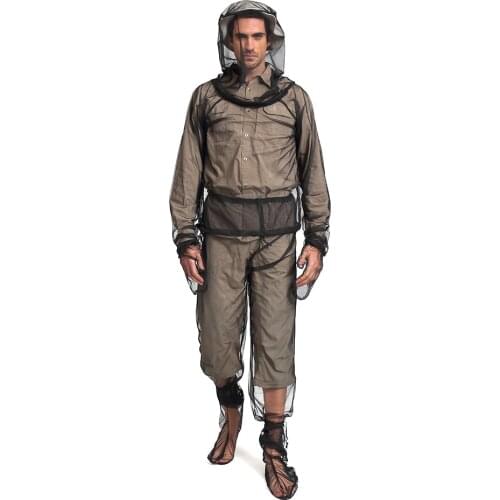 Lightweight Insect Suit Mesh Mosquito Gloves Mittens with Socks Mosquito Repellent Mosquito Clothes Outdoor Camping