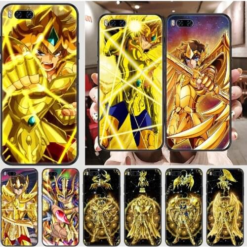 Anime Saint Seiya Phone case For Xiaomi Mi Max Note 3 A2 A3 8 9 9T 10 Lite Pro Ultra black soft funda tpu coque fashion prime