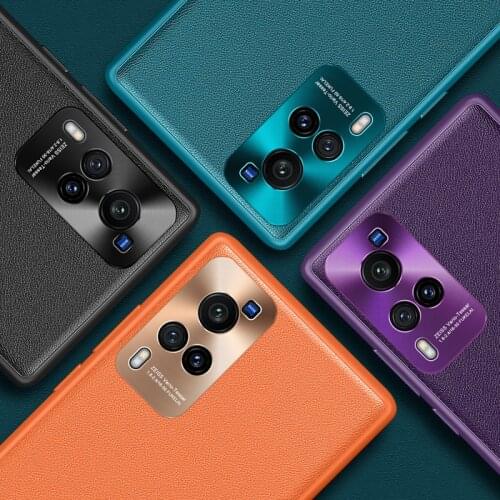 For VIVO X60 Case Luxury Vegan Leather Grain Matte Protective Back Cover For VIVO X50 Pro Plus X27 Pro Camera Protection Shell