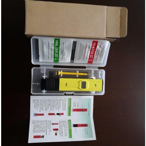 0.01 resolution digital ph meter tester ph2011Plus in plastic case with 2 buffer powder
