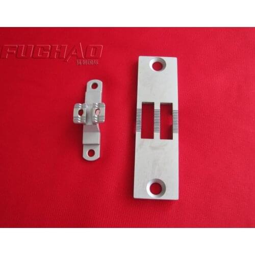 Dukpu Sewing Machine Presser Foot Teeth Double Needle Dukpu 767768 Needle Plate + Teeth