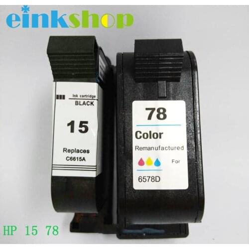 Einkshop compatible 15A 78A Ink cartridge replacement For hp 15 78 Deskjet 845c 920c 810c 812c 816c 825c 840c 3920 Printer ink