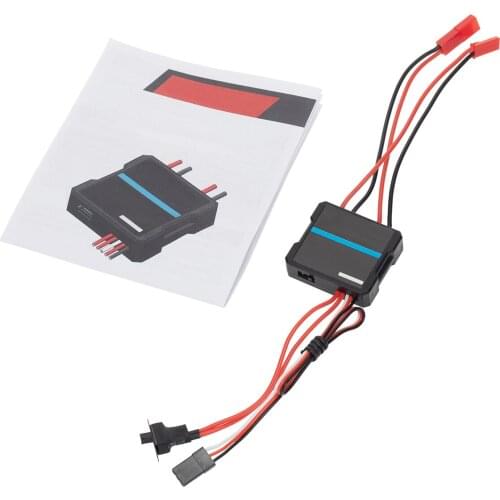 1pcs 40A Micro Brushed Motor Electric Speed Controller for 1/16 1/18 RC Car Truck Boat Upgrade Parts