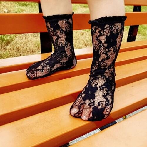 Girl Lace Mesh Socks Summer Lace Stockings For Girls Knee High Long Tube Mesh Kids Stockings For Girls Children 1-4 Years