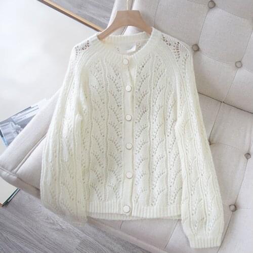 Mohair cardigan Super Chic Jumper Cardigan Autumn Women Sweater Women Wool Mohair Jumper Sweater with Buttons crop sweater