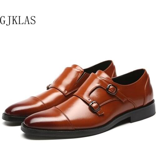 Size 48 Loafers Men Slip on Dress Shoes Italian Leather Shoe Business Office Shoes for Men Formal Wedding Leather Shoes Man New