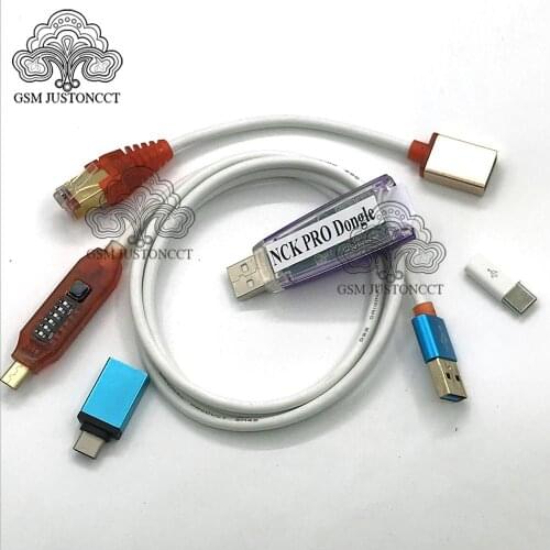 The Newest Original NCK Pro Dongle NCK Pro2 Dongl +ALL BOOT CABLE ( NCK DONGLE+UMT DONGLE 2 in1 ) Free Shipping