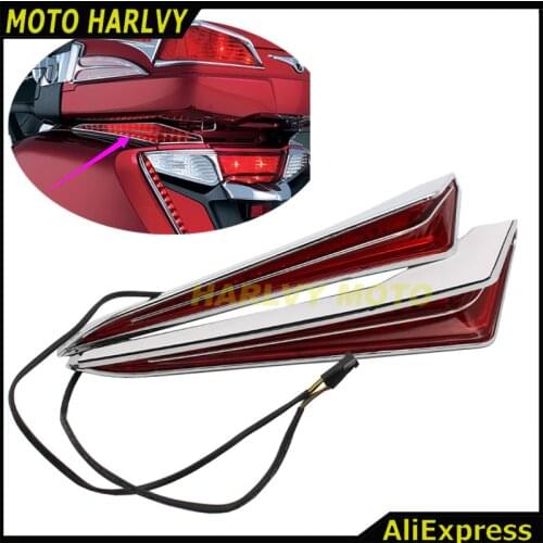 2017 NEW LED Motorcycle Rear Tour Pack Run Turn Light Motor Tail Turning Signal case for Honda Gold Wing GL1800 2012-2016