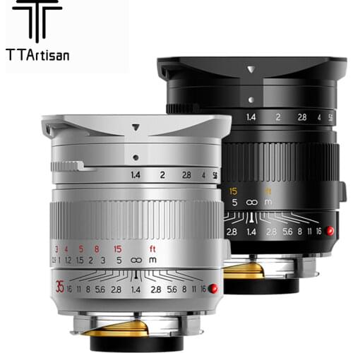 TTArtisan 35mm F1.4 Full Fame Lens for Leica M-Mount Cameras Like Leica M-M M240 M3 M6 M7 M8 M9 M9p M10