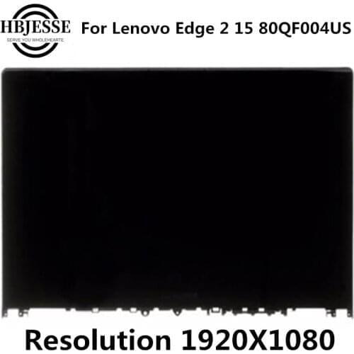 Original 15.6'' For Lenovo Edge 2 15 80QF004US lcd Assembly Laptop LCD Screen Display Panel with Touch Screen