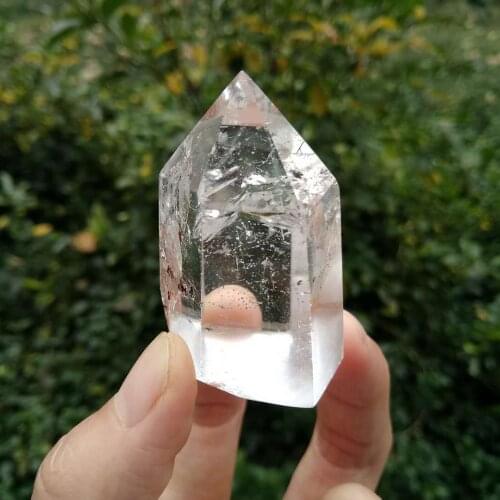 Rutilated Quartz Wand w Inclusion Crystal Healing Quartz Point