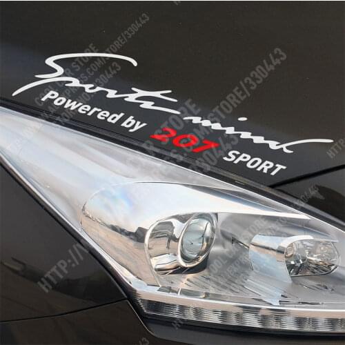 Customization Sports Mind Exterior Accessories For Peugeot 207 Accessories Car Covers Sticker Decal Car Styling