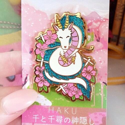 YAOJIE Haku Glitter Variant Mega Gorgeous Brooch Pins Enamel Metal Badges Lapel Pin Brooches Jeans Fashion Jewelry Accessories