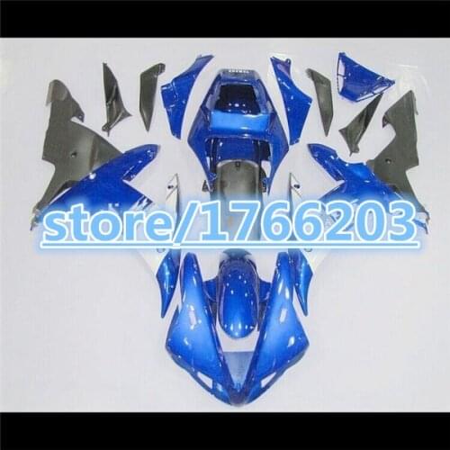 YZFR1 2002 2003 ABS Fairing For blue white black 02 03 YZFR1 02-03 white-R YZF R1 2002 2003 BBF