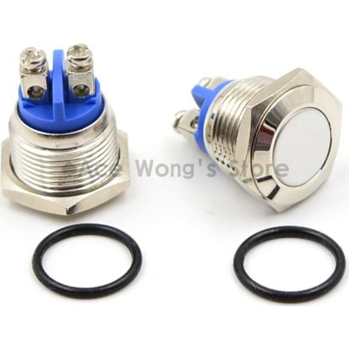 16mm Start Horn Button Momentary Stainless Steel Metal Push Button Switch Hot Worldwide