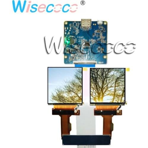 2.9 inch 2K dual screen LCD 70Hz resolution 1440 * 1440 with control driver board for VR glasses HMD IPS