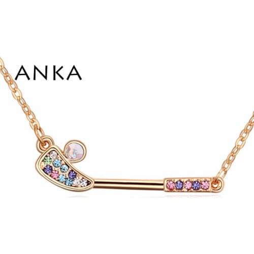 2020 Direct Selling Limited Trendy Women Pendant Necklaces Plant Collar Golf Champagne Gold-color Necklace #109100