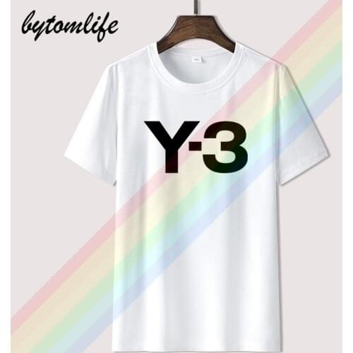 2021 comfortable 3y johji yamamoto Summer Print T Shirt Clothes Popular Shirt Cotton Tees Amazing Short Sleeve Unique Men Tops