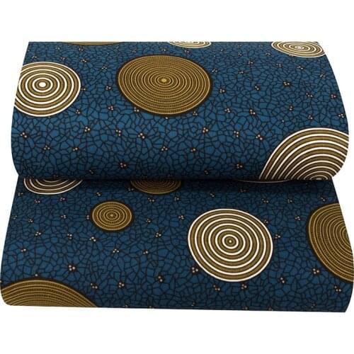 6 Yards African Ankara Polyester Wax Prints Fabric African Fabric for Party Dress