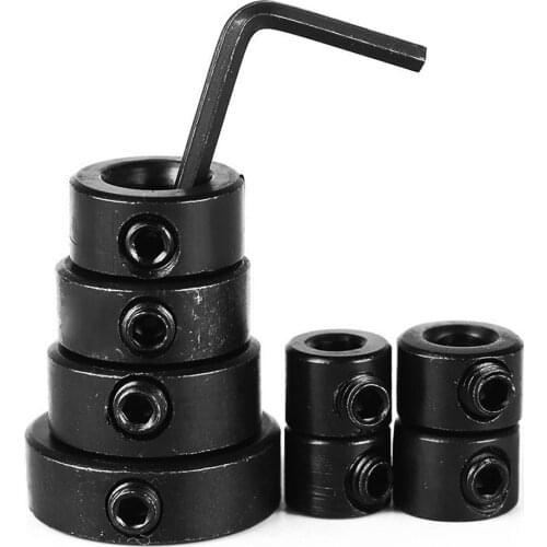 8pcs 3-16mm Woodworking Drill Locator Drill Bit Depth Stop Collars Ring Positioner Drill Locator Wood Drill Bit