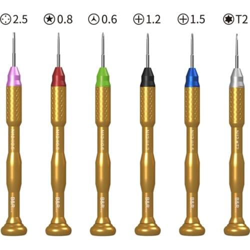 B&R Mobile Phone Repair N12 Screwdriver With Magnetic Knife Screwdriver Apple Bottom 5 5 Angle 0.8 Android t2 Plum 63 Angle