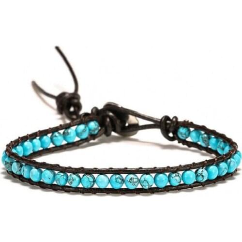 Bead Wrap Bracelet Southwestern Style Womens Beaded Bracelets Handmade Woven Bracelets Gift for Her Boho Jewelry