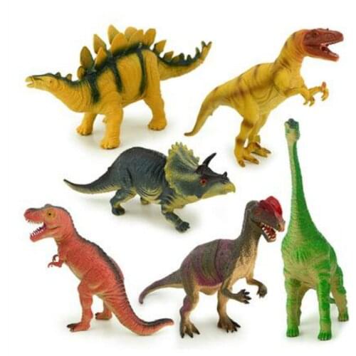 Home Decor Decoration Craft Figurines Miniatures Plastic Crafts Soft Rubber Small Dinosaur Models Boy Toy