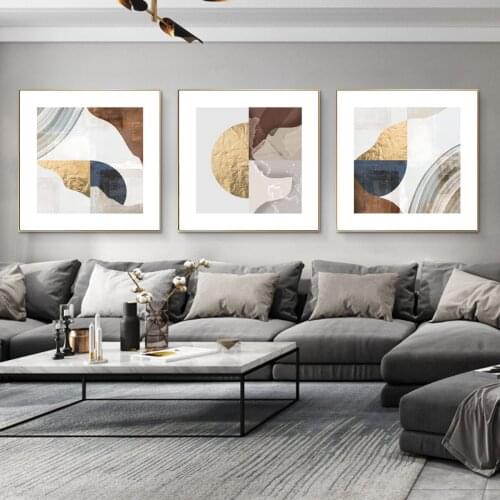 Geometric Splicing Poster Canvas Print Painting Wall Art Living Room Home Decoration