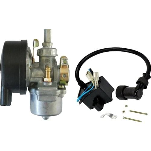 Carburetor & Ignition Coil Fits 66cc 80cc 2 Stroke Motorized Bicycle Engine