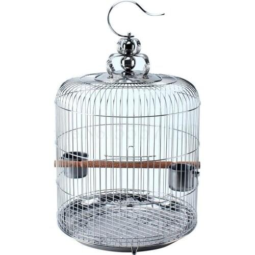 Stainless steel bird cage myna thrush tiger parrot lark white eye bird cage large extra large oversized breeding cage