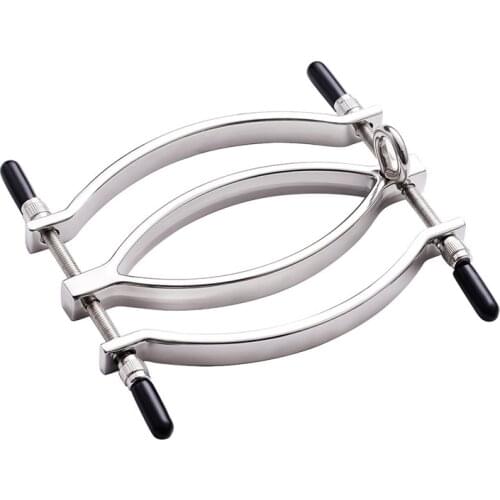 Metal Labia Clip Clitoris Stimulator Sex Clamp BDSM Bondage Vagina Speculum Adult Erotic Games Pussy Massager Sex Toys For Women